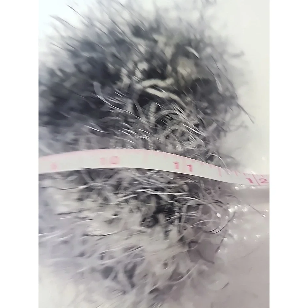 Homemade Black And White Fun‎ Fur Headbands Earmuffs